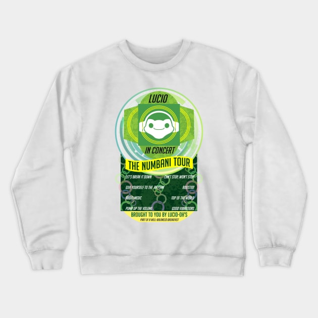 Lucio Live! Crewneck Sweatshirt by remarcable